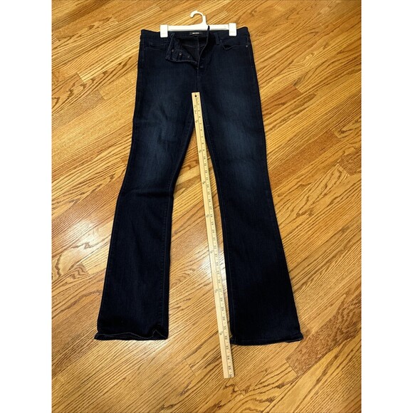 Paige Size 31 High Rise Manhattan Bootcut Blue Jeans - Picture 8 of 8